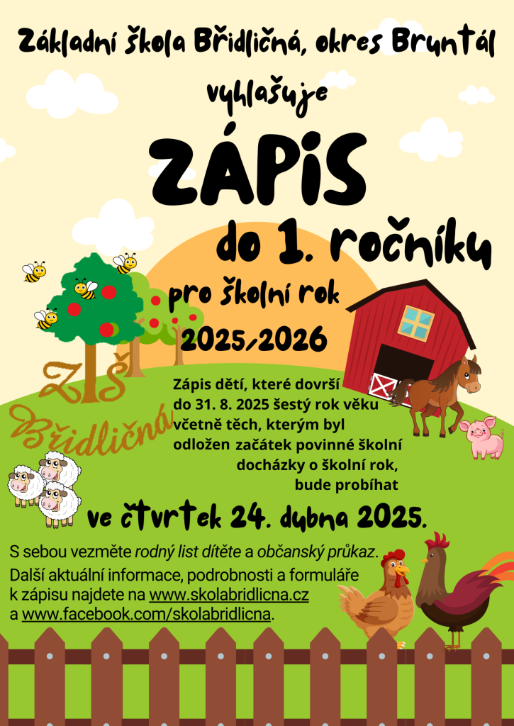 Zápis 2025